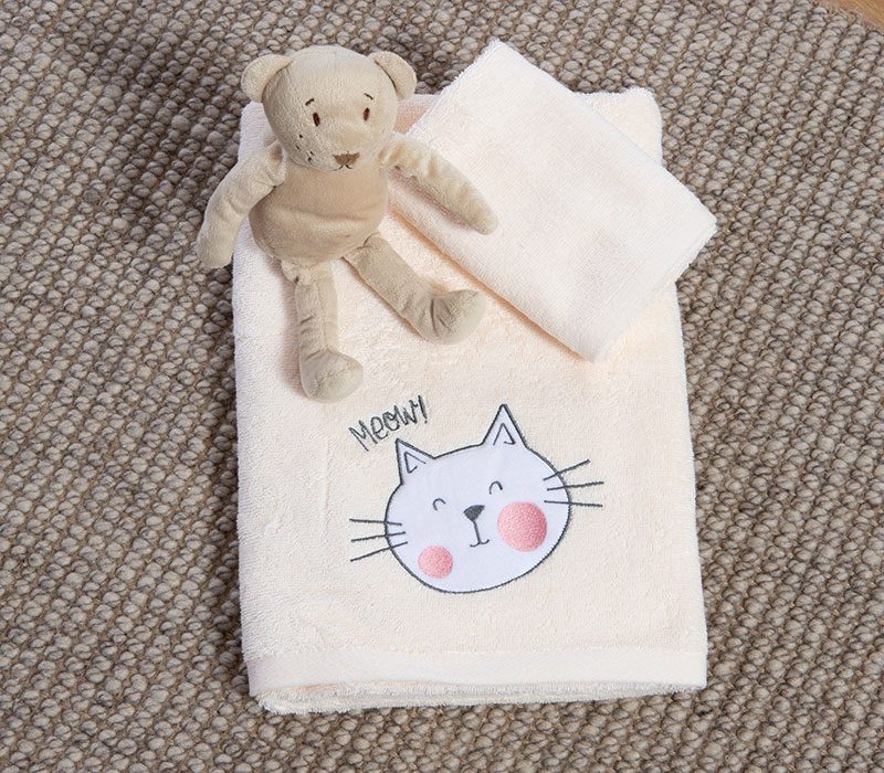 ΠΑΙΔΙΚΕΣ ΠΕΤΣΕΤΕΣ ΣΕΤ 2TMX CAT LIFE NEF-NEF HOMEWARE, 100% ΒΑΜΒΑΚΙ