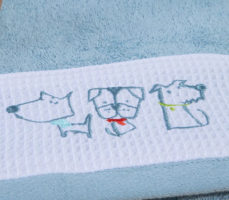 ΠΑΙΔΙΚΕΣ ΠΕΤΣΕΤΕΣ ΣΕΤ 2TMX DOG LIFE NEF-NEF HOMEWARE, 100% ΒΑΜΒΑΚΙ - Image 3