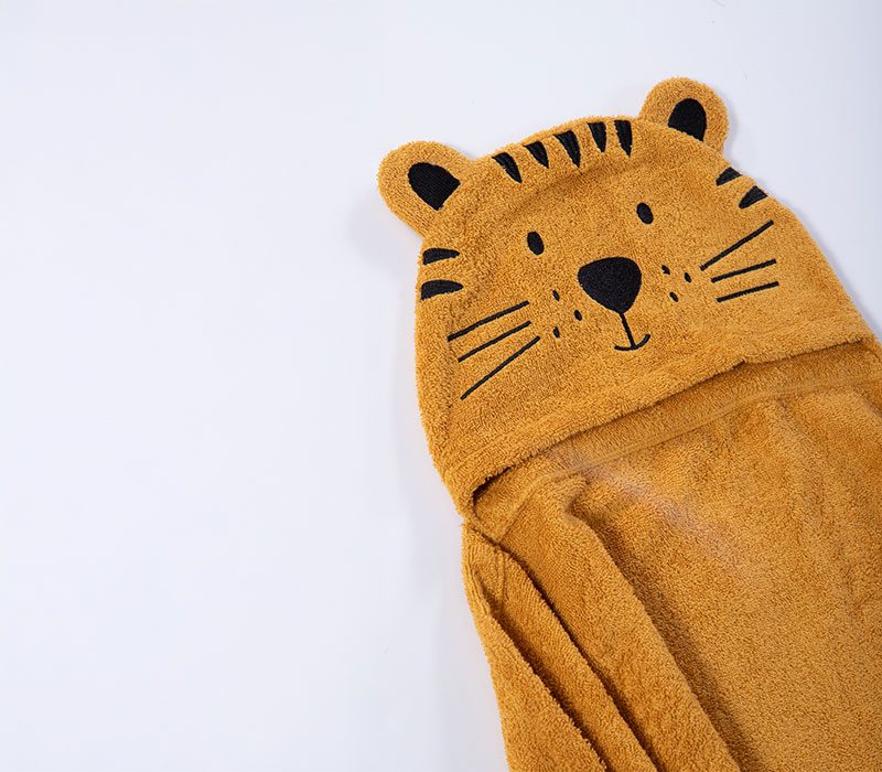 ΒΡΕΦΙΚΗ ΚΑΠΑ TIGER 70Χ120 NEF-NEF HOMEWARE, 100% BAMBAKI - Image 2