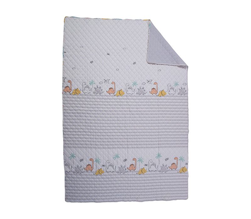 ΠΑΙΔΙΚΟ ΚΟΥΒΕΡΛΙ ΜΟΝΟ DINOSAUR ART 180X240 NEF-NEF HOMEWARE, ΥΦΑΣΜΑ:100%ΜIΚΡ-ΕΣΩΤ:100%ΠΟΛ - Image 4