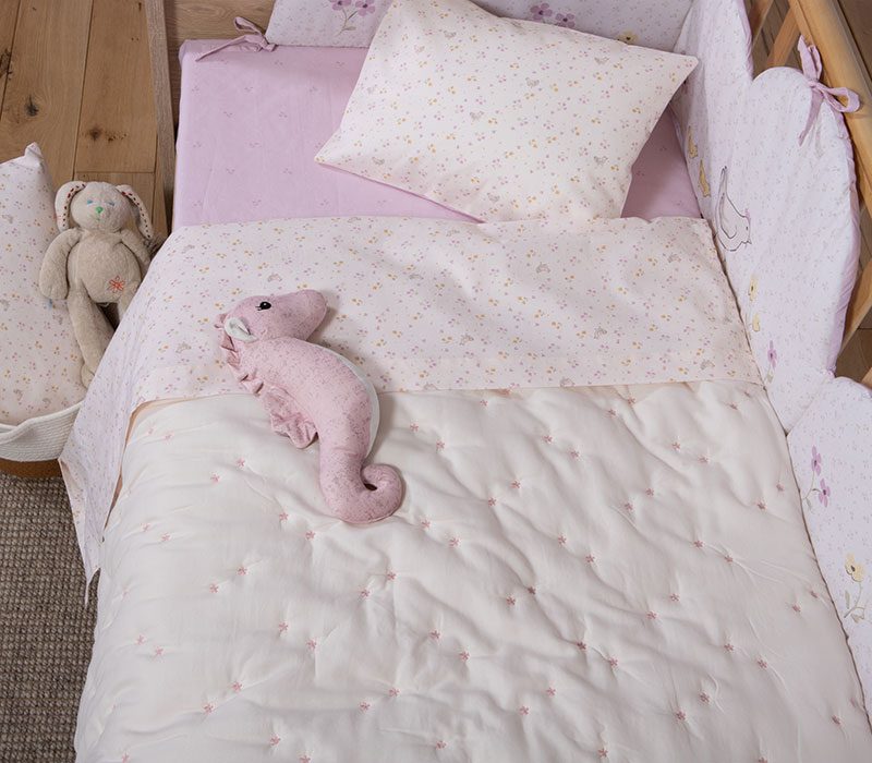 ΒΡΕΦΙΚΟ ΚΟΥΒΕΡΛΙ SPECIAL FLOWER 80X110 NEF-NEF HOMEWARE, ΥΦΑΣΜΑ:100%ΜIΚΡ-ΕΣΩΤ:100%ΠΟΛ