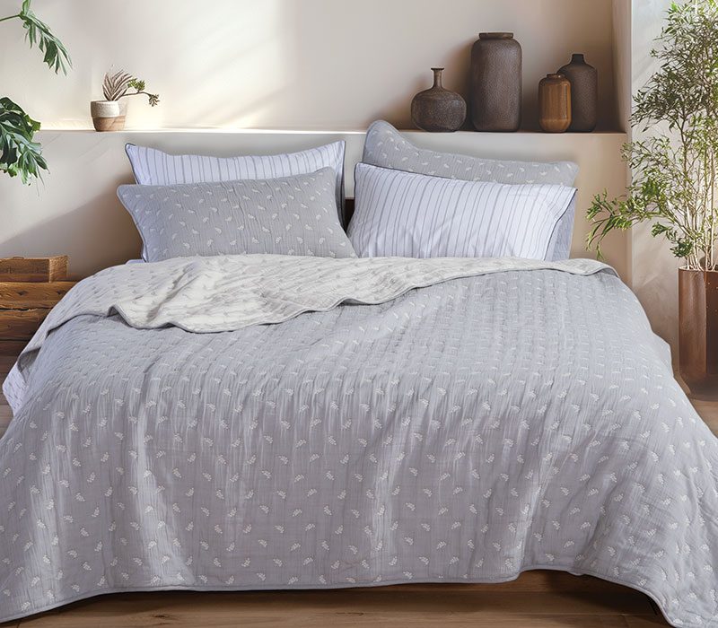 ΚΟΥΒΕΡΛΙ ΥΠΕΡΔΙΠΛΟ SURREAL 230X240 NEF-NEF HOMEWARE, ΥΦΑΣΜΑ:100% BAMB-ΕΣΩΤ:100% ΠΟΛ - Image 3