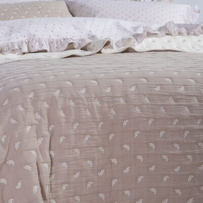 ΚΟΥΒΕΡΛΙ ΥΠΕΡΔΙΠΛΟ SURREAL 230X240 NEF-NEF HOMEWARE, ΥΦΑΣΜΑ:100% BAMB-ΕΣΩΤ:100% ΠΟΛ - Image 4