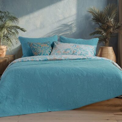 ΚΟΥΒΕΡΛΙ ΥΠΕΡΔΙΠΛΟ CHARISMA BLUE 230X240 NEF-NEF HOMEWARE, ΜΠΡ:ΥΦ:100% BAMB ΠΙΣΩ ΥΦ:100% ΒΑΜΒ-ΓΕΜ 70%BAMB-30%ΠΟΛ
