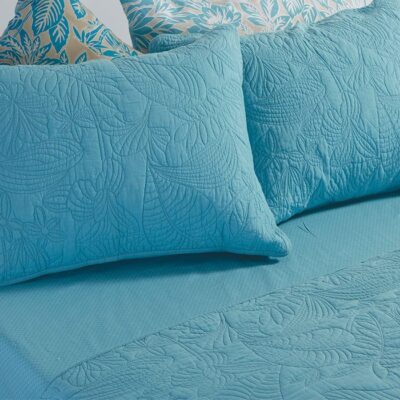 ΜΑΞΙΛΑΡΟΘΗΚΗ CHARISMA BLUE ΣΕΤ 2 ΤΜΧ 52Χ72 NEF-NEF HOMEWARE, ΜΠΡ:ΥΦ:100% BAMB ΠΙΣΩ ΥΦ:100% ΒΑΜΒ-ΓΕΜ 70%BAMB-30%ΠΟΛ - Image 2