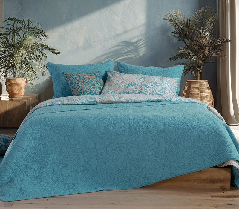 ΜΑΞΙΛΑΡΟΘΗΚΗ CHARISMA BLUE ΣΕΤ 2 ΤΜΧ 52Χ72 NEF-NEF HOMEWARE, ΜΠΡ:ΥΦ:100% BAMB ΠΙΣΩ ΥΦ:100% ΒΑΜΒ-ΓΕΜ 70%BAMB-30%ΠΟΛ - Image 3
