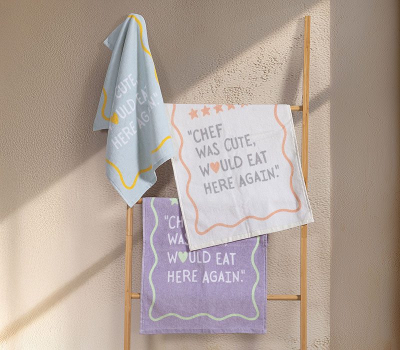 ΠΟΤΗΡΟΠΑΝΟ ΒΕΛΟΥΤΕ CHEF WAS CUTE 40Χ60 NEF-NEF HOMEWARE, 100% BAMBAKI