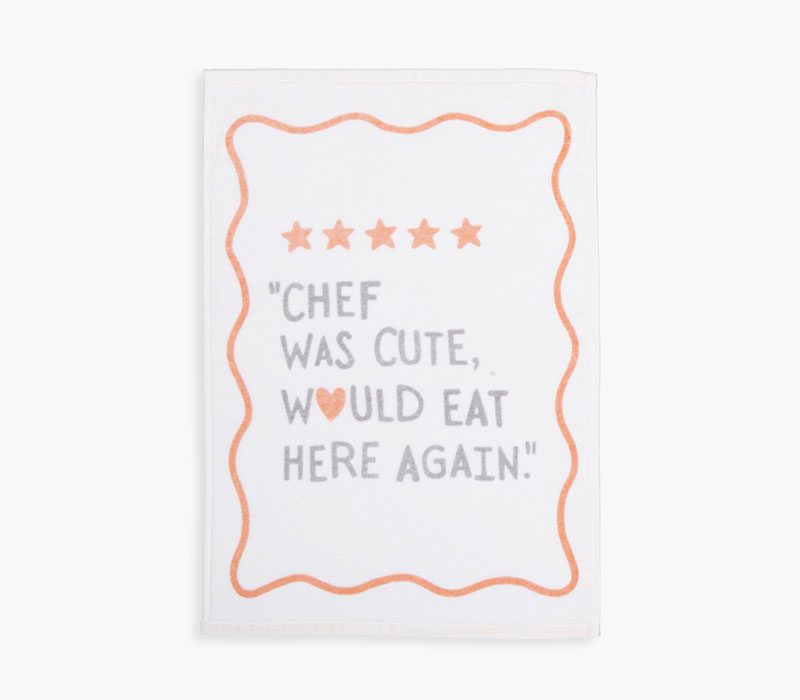 ΠΟΤΗΡΟΠΑΝΟ ΒΕΛΟΥΤΕ CHEF WAS CUTE 40Χ60 NEF-NEF HOMEWARE, 100% BAMBAKI - Image 2