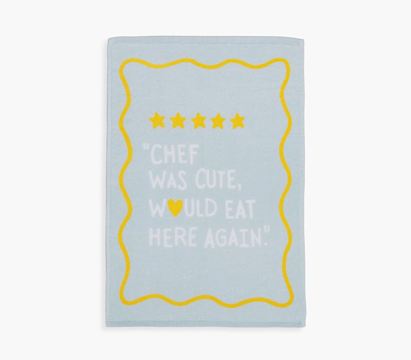 ΠΟΤΗΡΟΠΑΝΟ ΒΕΛΟΥΤΕ CHEF WAS CUTE 40Χ60 NEF-NEF HOMEWARE, 100% BAMBAKI - Image 3