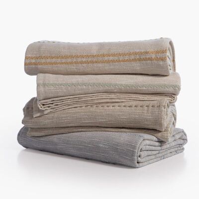 ΡΙΧΤΑΡΙ ΠΟΛΥΘΡΟΝΑΣ BLEEZE 180Χ180 NEF-NEF HOMEWARE, 100% BAMBAKI