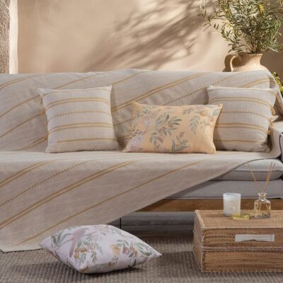 ΡΙΧΤΑΡΙ ΠΟΛΥΘΡΟΝΑΣ BLEEZE 180Χ180 NEF-NEF HOMEWARE, 100% BAMBAKI - Image 3