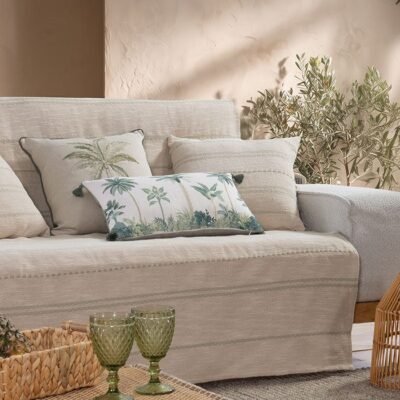 ΡΙΧΤΑΡΙ ΠΟΛΥΘΡΟΝΑΣ BLEEZE 180Χ180 NEF-NEF HOMEWARE, 100% BAMBAKI - Image 5