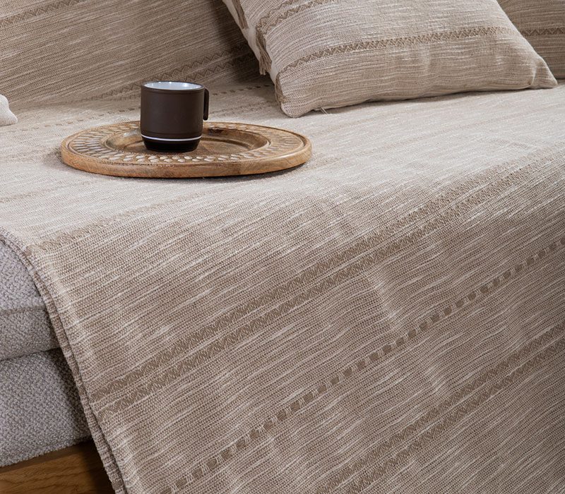 ΡΙΧΤΑΡΙ ΤΡΙΘΕΣΙΟΥ ΚΑΝΑΠΕ BLEEZE 180Χ300 NEF-NEF HOMEWARE, 100% BAMBAKI - Image 6