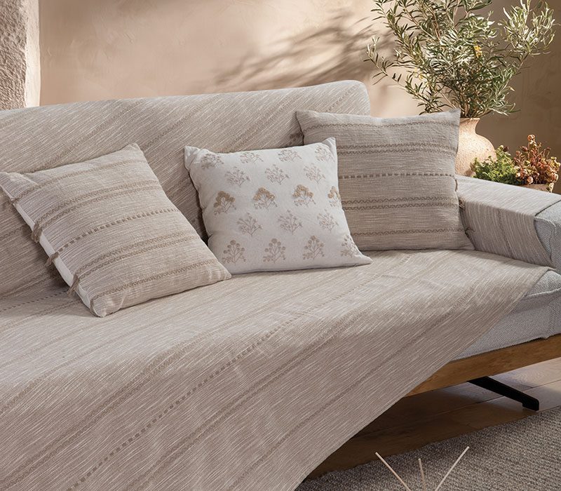 ΡΙΧΤΑΡΙ ΤΕΤΡΑΘΕΣΙΟΥ ΚΑΝΑΠΕ BLEEZE 180Χ350 NEF-NEF HOMEWARE, 100% BAMBAKI - Image 5