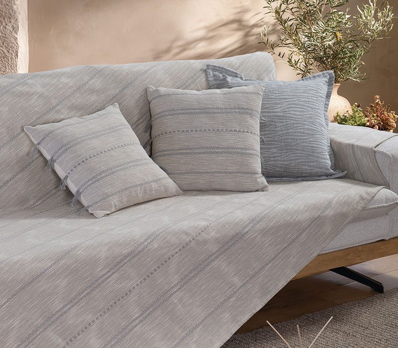 ΔΙΑΚΟΣΜΗΤΙΚΟ ΜΑΞΙΛΑΡΙ BLEEZE 45X45 NEF-NEF HOMEWARE, ΥΦΑΣΜΑ:100% BAMB-ΕΣΩΤ:100% ΠΟΛ - Image 2