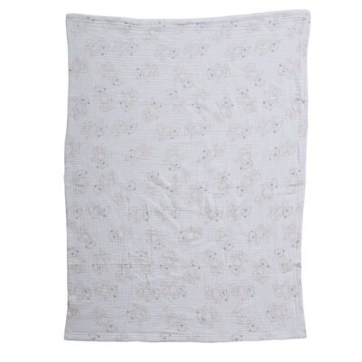 ΚΟΥΒΕΡΤΑΚΙ ΜΕ ΑΡΚΟΥΔΑΚΙ TEDDY 75X100 NEF-NEF HOMEWARE, 100% BAMBAKI - Image 7