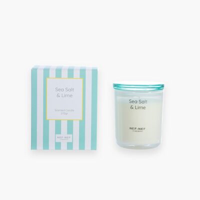ΑΡΩΜΑΤΙΚΟ ΚΕΡΙ SEA SALT LIME 270gr NEF-NEF HOMEWARE,