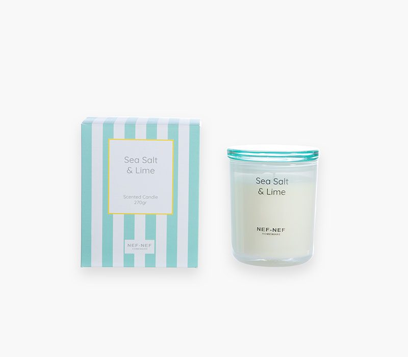 ΑΡΩΜΑΤΙΚΟ ΚΕΡΙ SEA SALT LIME 270gr NEF-NEF HOMEWARE,