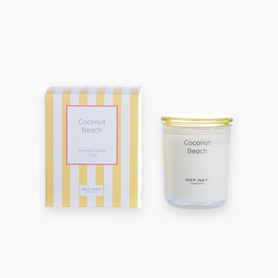 ΑΡΩΜΑΤΙΚΟ ΚΕΡΙ COCONUT BEACH 270gr NEF-NEF HOMEWARE,