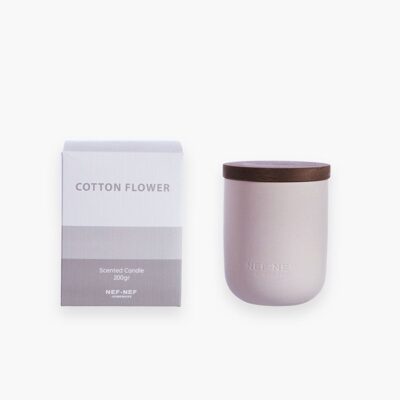 ΑΡΩΜΑΤΙΚΟ ΚΕΡΙ COTTON FLOWER 200gr NEF-NEF HOMEWARE,