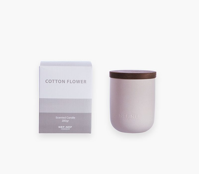 ΑΡΩΜΑΤΙΚΟ ΚΕΡΙ COTTON FLOWER 200gr NEF-NEF HOMEWARE,