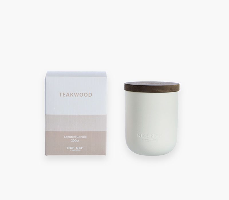 ΑΡΩΜΑΤΙΚΟ ΚΕΡΙ TEAKWOOD 26 200gr NEF-NEF HOMEWARE,