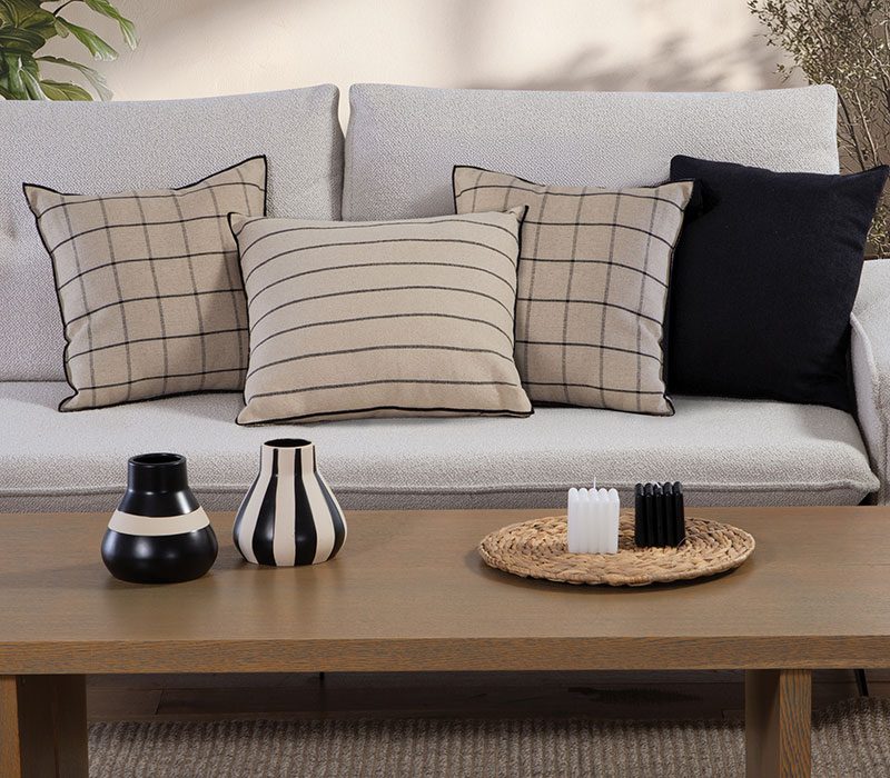 ΔΙΑΚΟΣΜΗΤΙΚΟ ΜΑΞΙΛΑΡΙ UNITE 40X40 NEF-NEF HOMEWARE, 70% ΒΑΜΒ-30% ΛΙΝΕΝ - Image 2