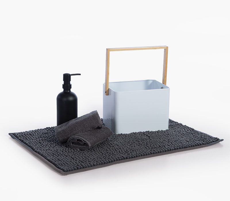 ΣΕΤ ΜΠΑΝΙΟΥ ΣΕ ΜΕΤΑΛΛΙΚΟ ΚΑΛΑΘΙ STORAGE NEF-NEF HOMEWARE, ΜΕΤΑΛΛΟ