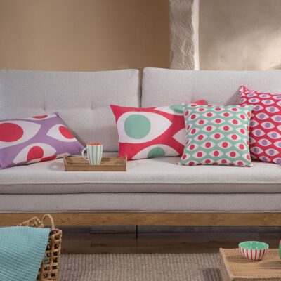 ΔΙΑΚΟΣΜΗΤΙΚΗ ΜΑΞΙΛΑΡΟΘHΚΗ OPTION 40X40 NEF-NEF HOMEWARE, 100% ΒΑΜΒΑΚΙ - Image 3