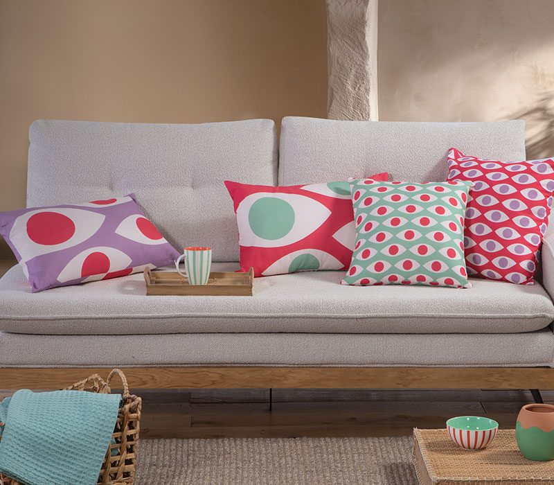 ΔΙΑΚΟΣΜΗΤΙΚΗ ΜΑΞΙΛΑΡΟΘHΚΗ OPTION 40X40 NEF-NEF HOMEWARE, 100% ΒΑΜΒΑΚΙ - Image 3