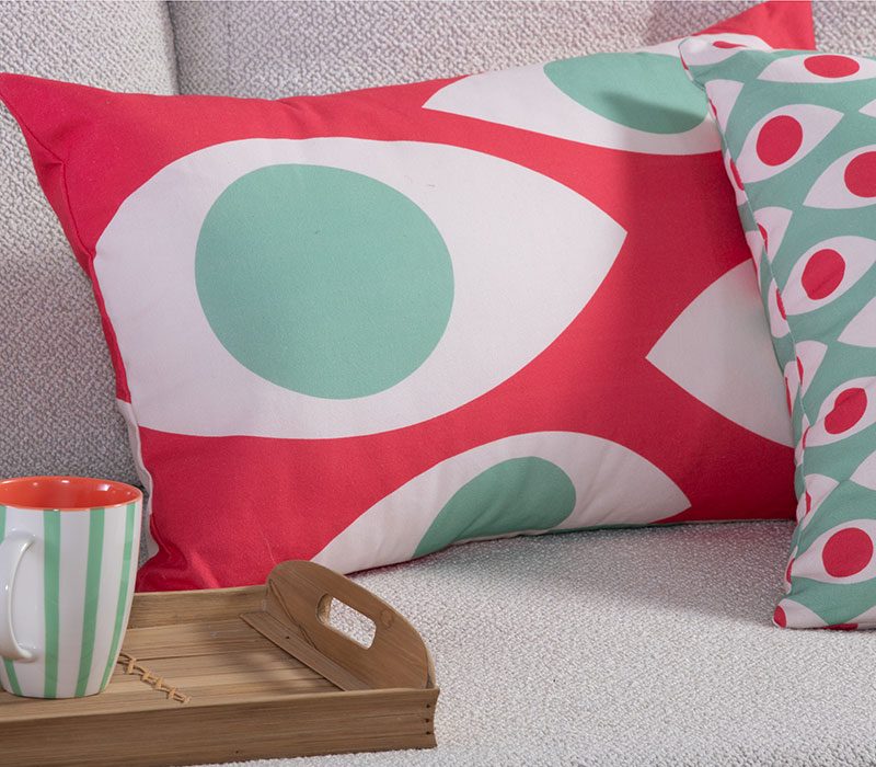 ΔΙΑΚΟΣΜΗΤΙΚΗ ΜΑΞΙΛΑΡΟΘHΚΗ HIGH OPTION 55X35 NEF-NEF HOMEWARE, 100% ΒΑΜΒΑΚΙ - Image 2