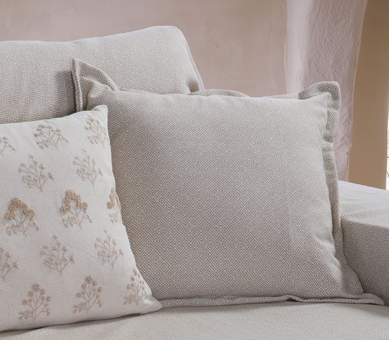 ΔΙΑΚΟΣΜΗΤΙΚΟ ΜΑΞΙΛΑΡΙ LOEN 50X50 NEF-NEF HOMEWARE, ΥΦΑΣΜΑ:75% BAMB-25% ΠΟΛ 
 ΕΣΩΤ:100%ΠΟΛ - Image 5