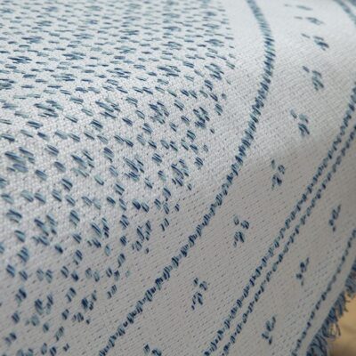 ΡΙΧΤΑΡΙ ΤΡΙΘΕΣΙΟΥ ΚΑΝΑΠΕ ISHMAR BLUE 170X300 NEF-NEF HOMEWARE, 50% BAMB-50% ΠΟΛ - Image 3