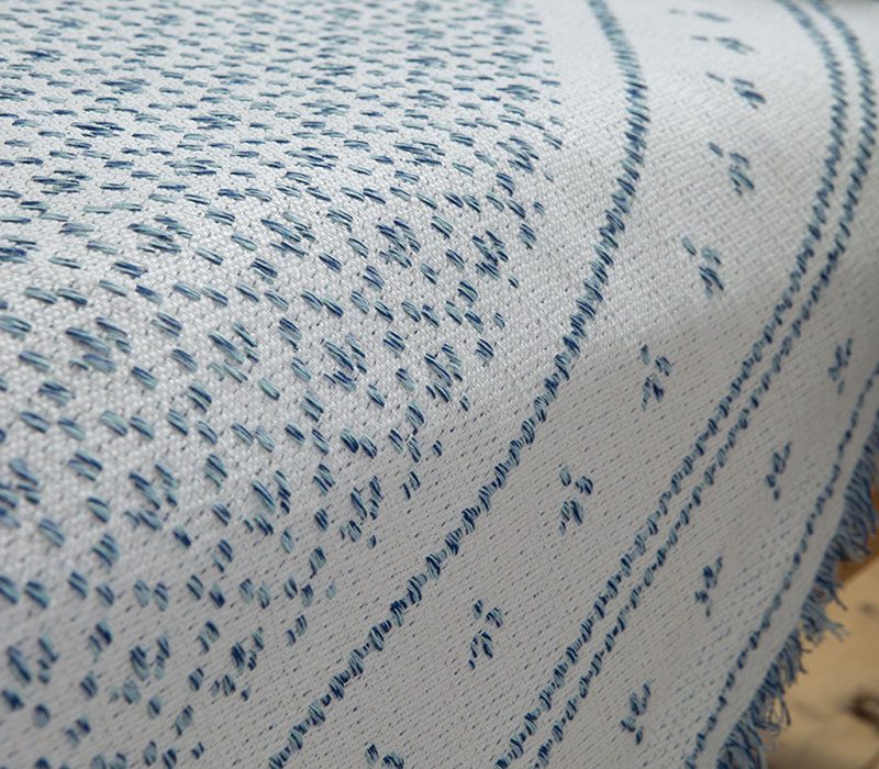 ΡΙΧΤΑΡΙ ΤΡΙΘΕΣΙΟΥ ΚΑΝΑΠΕ ISHMAR BLUE 170X300 NEF-NEF HOMEWARE, 50% BAMB-50% ΠΟΛ - Image 3