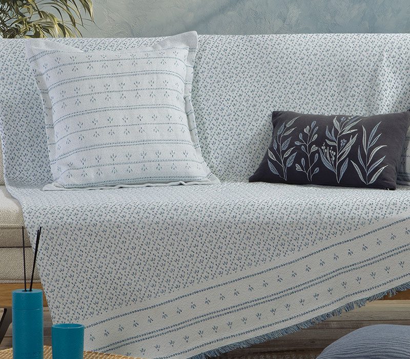 ΔΙΑΚΟΣΜΗΤΙΚΟ ΜΑΞΙΛΑΡΙ ISHMAR BLUE 50X50 NEF-NEF HOMEWARE, ΥΦΑΣΜΑ:50% BAMB-50% ΠΟΛ 
 ΕΣΩΤ:100%ΠΟΛ - Image 2