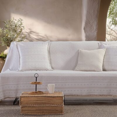 ΡΙΧΤΑΡΙ ΠΟΛΥΘΡΟΝΑΣ ISHMAR 170X180 NEF-NEF HOMEWARE, 50% BAMB-50% ΠΟΛ