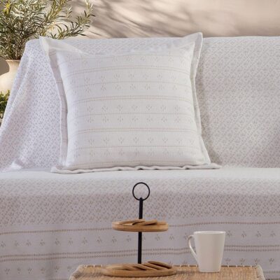 ΡΙΧΤΑΡΙ ΠΟΛΥΘΡΟΝΑΣ ISHMAR 170X180 NEF-NEF HOMEWARE, 50% BAMB-50% ΠΟΛ - Image 2