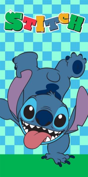 Disney Home Πετσέτα Θαλάσσης Quick Dry Disney Home Lilo & Stitch 186 70X140 Aqua-Sky Blue 100% Microfiber