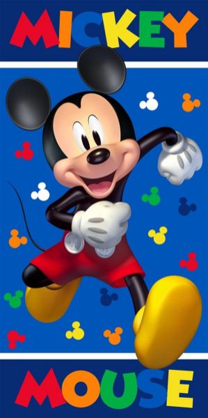 Disney Home Πετσέτα Θαλάσσης Quick Dry Disney Home Mickey 178 70X140 Dark Blue 100% Microfiber
