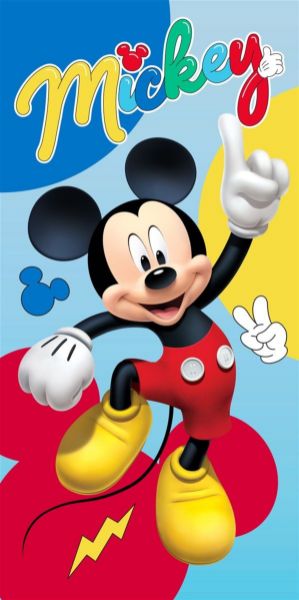 Disney Home Πετσέτα Θαλάσσης Quick Dry Disney Home Mickey 179 70X140 Sky Blue 100% Microfiber
