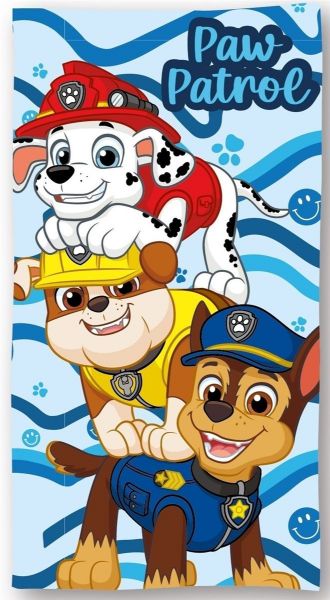 Nickelodeon Πετσέτα Θαλάσσης Quick Dry Nickelodeon Paw Patrol 018 70X140 Sky Blue 100% Microfiber