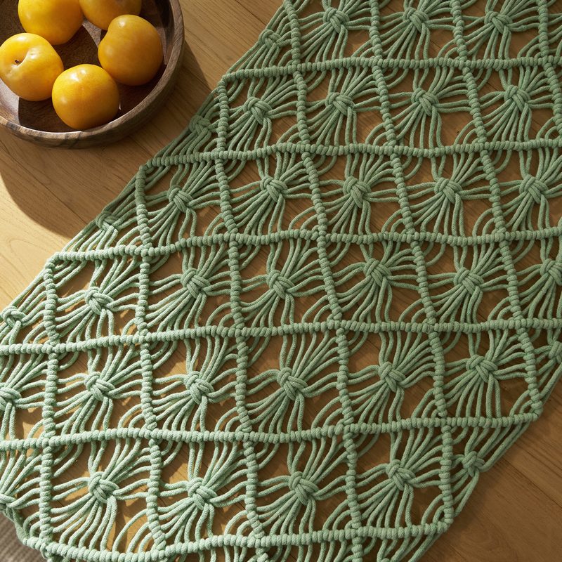 Runner 40x160cm GOFIS HOME  Natural Fog Green 196 - Image 4