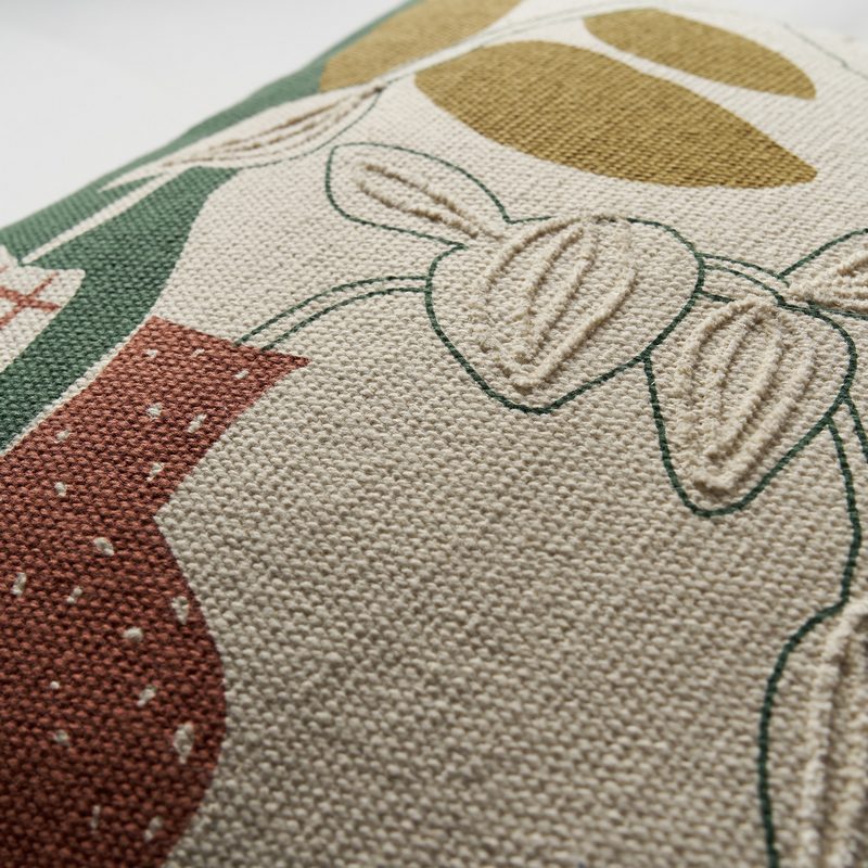 Μαξιλαροθήκη 45x45cm GOFIS HOME  Calli  617 - Image 2