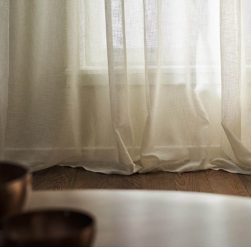 Κουρτίνα με τρουκς 140x280cm GOFIS HOME  Combe Beige 502/06 - Image 3