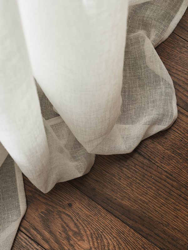 Κουρτίνα με σιρίτι 350x295cm GOFIS HOME  Combe Offwhite 502/05 - Image 3