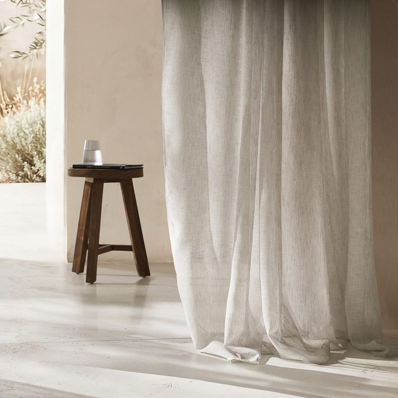 Κουρτίνα με σιρίτι 140x295cm GOFIS HOME  Combe Cloud Grey 502 - Image 2