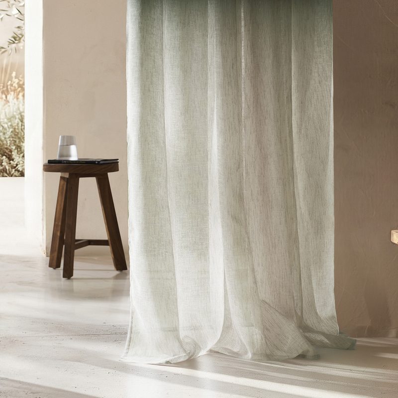 Κουρτίνα με σιρίτι 350x295cm GOFIS HOME  Combe Fresh Aqua 502