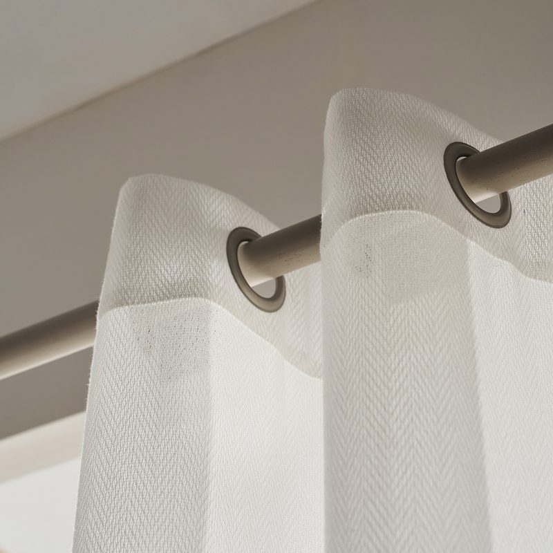 Κουρτίνα με τρουκς 140x280cm GOFIS HOME  Velmira OffWhite 509 - Image 5