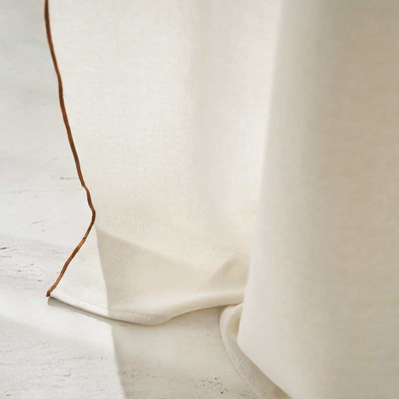 Κουρτίνα με σιρίτι 140x280cm GOFIS HOME  Nedda Brown 614