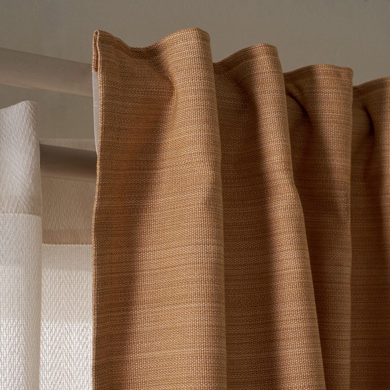 Έτοιμη Κουρτίνα 130x270cm GOFIS HOME  Teyana Mustard Yellow 656 - Image 6